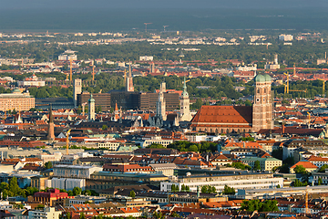 Image showing Aerial view of Munich. Munich, Bavaria, Germany