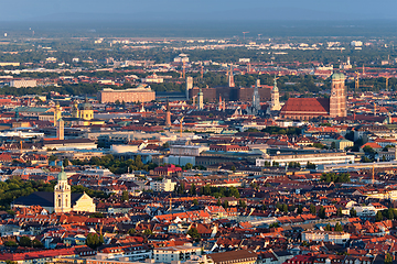 Image showing Aerial view of Munich. Munich, Bavaria, Germany