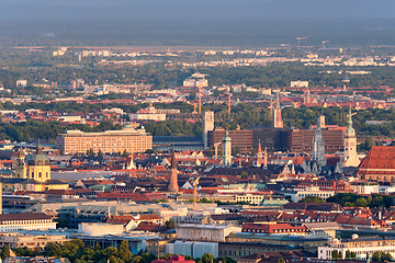 Image showing Aerial view of Munich. Munich, Bavaria, Germany