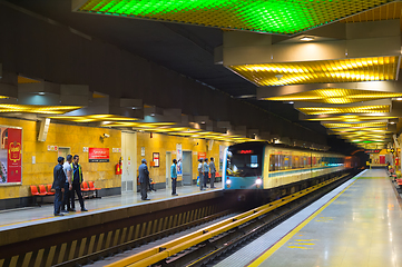 Image showing People Tehran metro staion, Iran