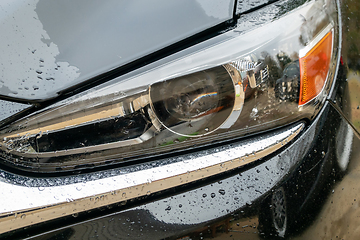 Image showing car wash cleaning and prepare for detailing