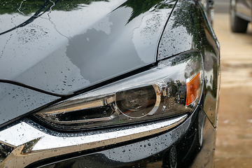 Image showing car wash cleaning and prepare for detailing