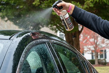 Image showing car wash cleaning and prepare for detailing