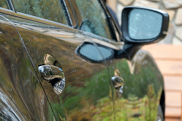 Image showing car wash cleaning and prepare for detailing