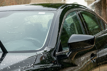 Image showing car wash cleaning and prepare for detailing