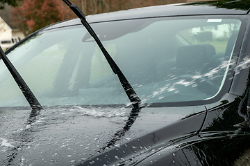 Image showing car wash cleaning and prepare for detailing