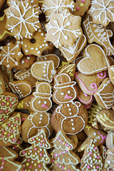 Image showing christmas tradition gingerbread background