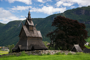 Image showing Hopperstad Stave Church, Sogn og Fjordane, Norway