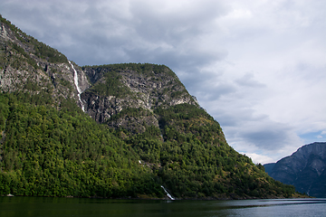 Image showing Naeroyfjord, Sogn og Fjordane, Norway