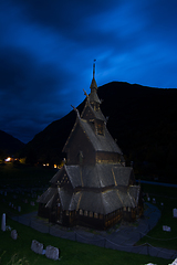 Image showing Borgund Stave Church, Sogn og Fjordane, Norway