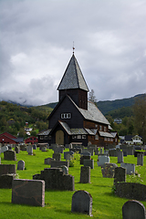 Image showing Roldal Stave Church, Sogn og Fjordane, Norway