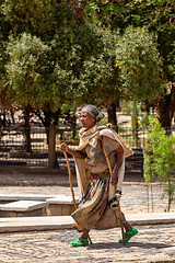 Image showing Orthodox believers in Aksum, Ethiopia Africa