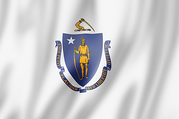 Image showing Massachusetts flag, USA