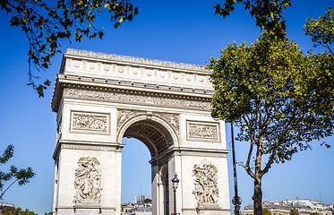 Image showing Arc de Triomphe, Paris, France