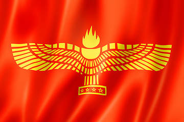 Image showing Syriac-Aramaic People ethnic flag