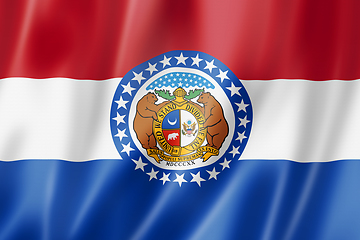 Image showing Missouri flag, USA