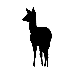 Image showing Deer Silhouette