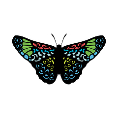 Image showing Butterfly Icon