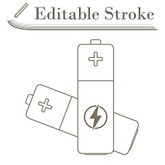 Image showing Electric Battery Icon