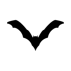 Image showing Halloween black bat 