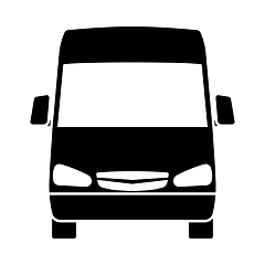 Image showing Van Icon Front View