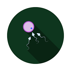 Image showing Sperm And Egg Cell Icon