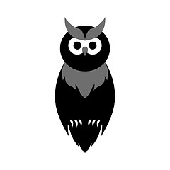 Image showing Halloween black owl