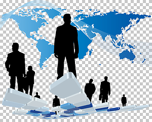 Image showing Worldwide business theme