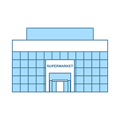 Image showing Supermarket Building Icon