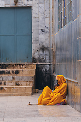 Image showing orthodox priest in Axum. Aksum, Ethiopia