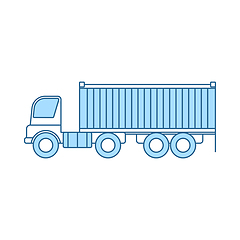 Image showing Container Truck Icon