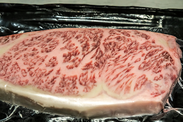 Image showing Premium Rare Slices many parts of Wagyu A5 beef with high-marble