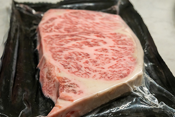 Image showing Premium Rare Slices many parts of Wagyu A5 beef with high-marble