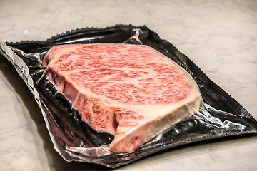 Image showing Premium Rare Slices many parts of Wagyu A5 beef with high-marble