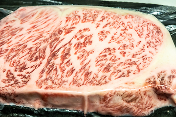 Image showing Premium Rare Slices many parts of Wagyu A5 beef with high-marble