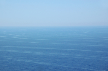 Image showing ocean water and sky horizon