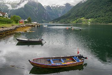 Image showing Travel in norwegian fjord