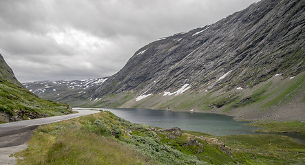 Image showing Dramatic mountain landscape in Scandinavia