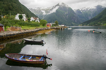 Image showing Travel in norwegian fjord