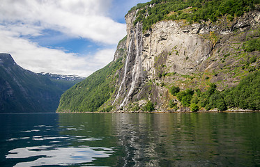 Image showing Dramatic fjord landscape in Norway