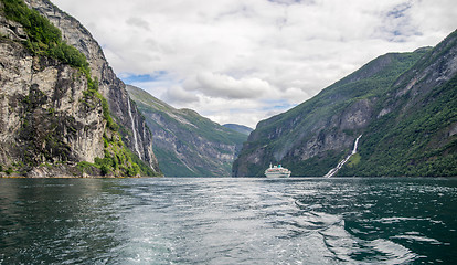 Image showing Dramatic fjord landscape in Norway