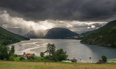 Image showing Travel in norwegian fjord