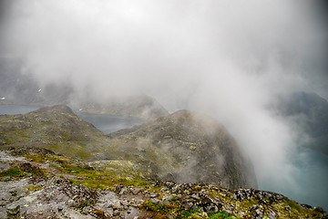 Image showing Mountain hiking in Norway