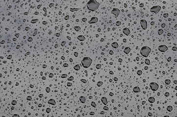 Image showing rain on glass