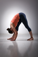 Image showing Woman stretching in Ashtanga Vinyasa yoga asana