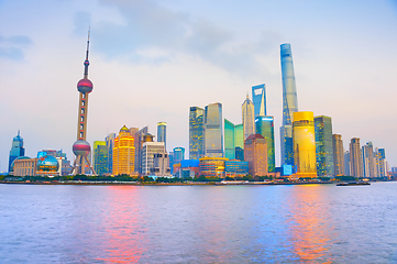 Image showing Skyline of Shanghai Downtown. China