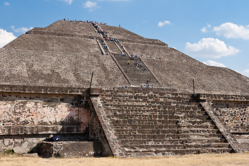 Image showing Pyramid of the Sun. Teotihuacan, Mexico