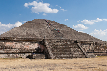 Image showing Pyramid of the Sun. Teotihuacan, Mexico