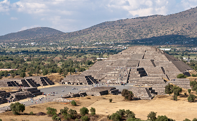 Image showing Pyramid of the Moon. Teotihuacan, Mexico