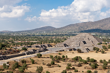 Image showing Pyramid of the Moon. Teotihuacan, Mexico